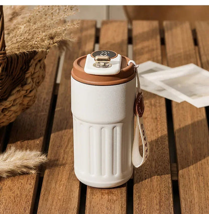 Smart Thermos Bottle LED Temperature Display Coffee Cup