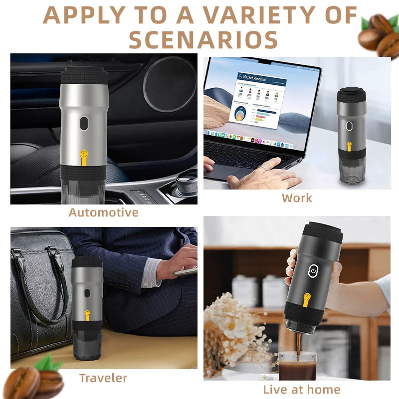 Wireless Electric Portable Fully Automatic Espresso Capsule Coffee Machine