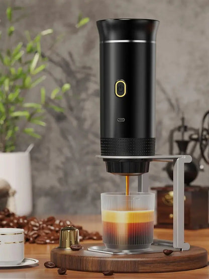 Wireless Electric Portable Espresso Coffee Machine for Car & Home