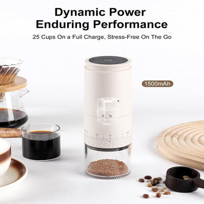 Automatic mini hand coffee bean grinder digital smart coffee maker for travel